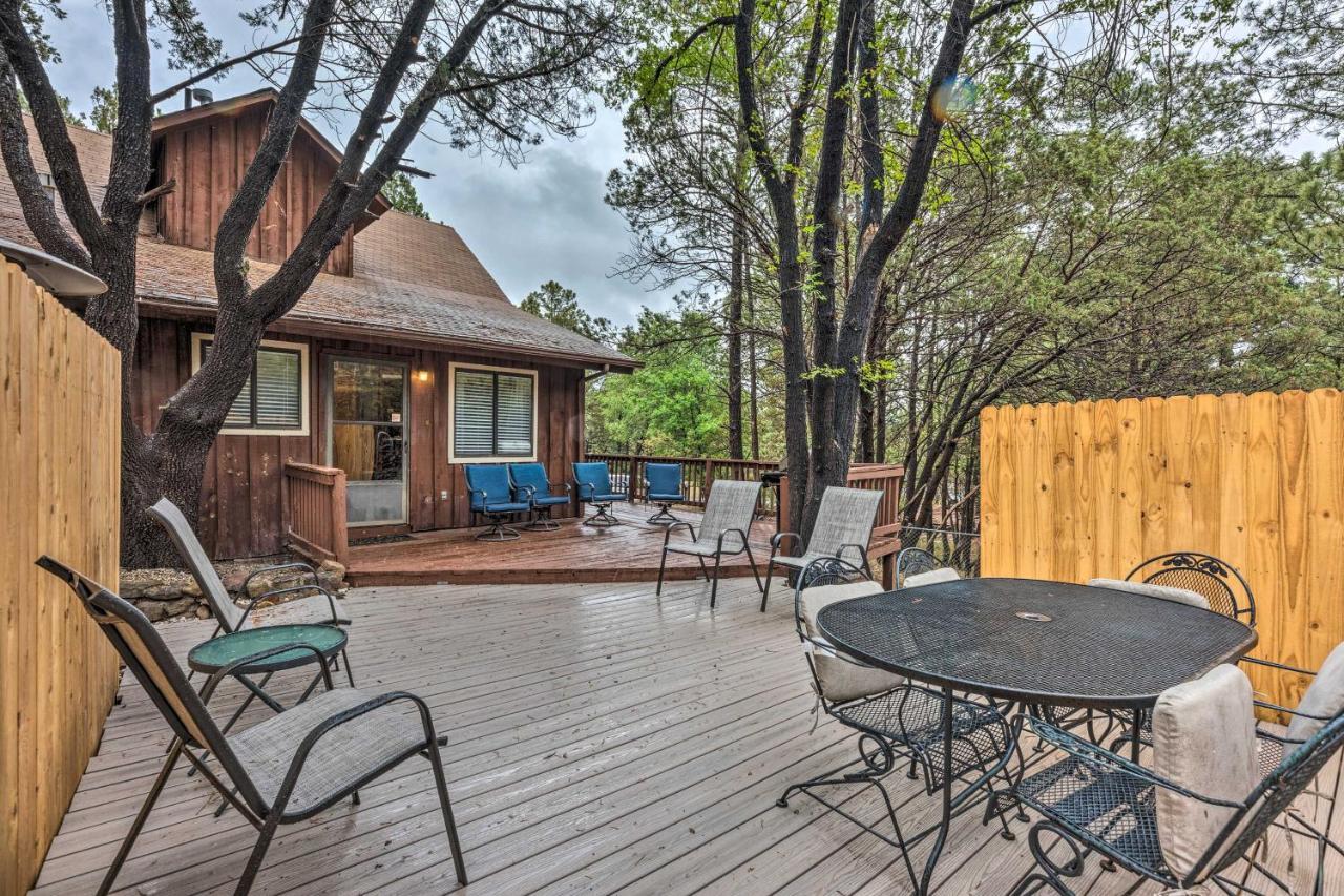 Rustic Ruidoso Cabin With Large Deck And Grill! Ngoại thất bức ảnh