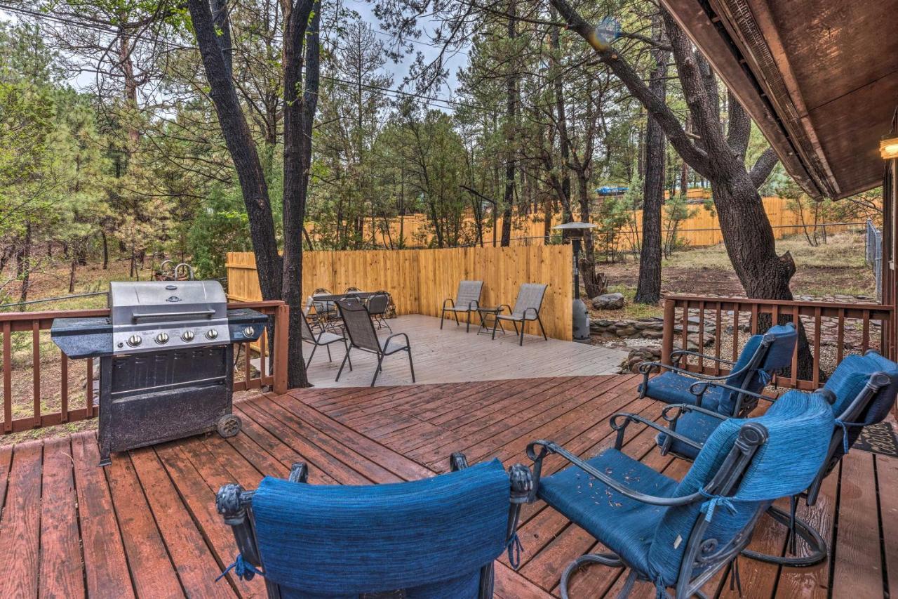 Rustic Ruidoso Cabin With Large Deck And Grill! Ngoại thất bức ảnh