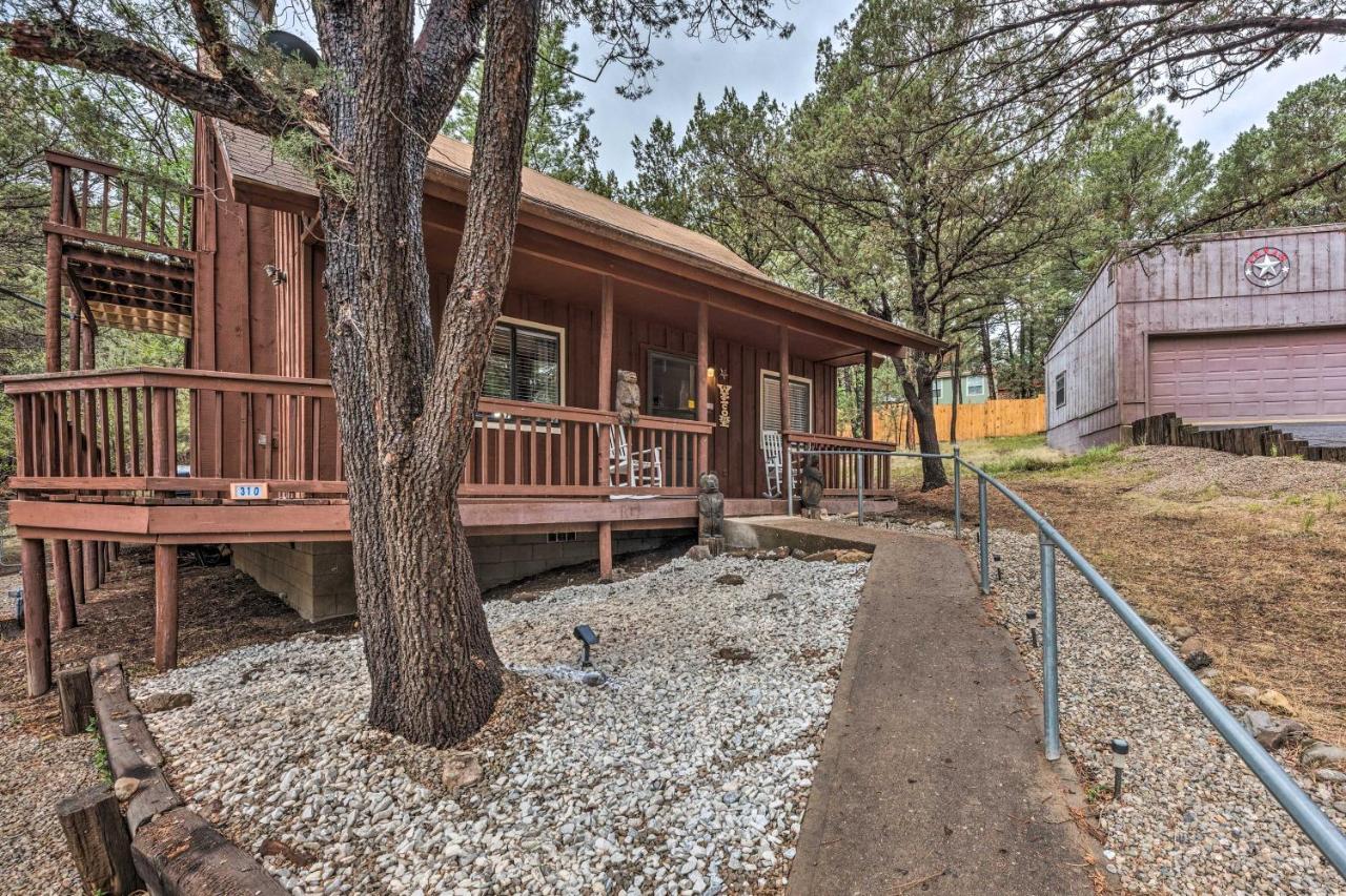 Rustic Ruidoso Cabin With Large Deck And Grill! Ngoại thất bức ảnh